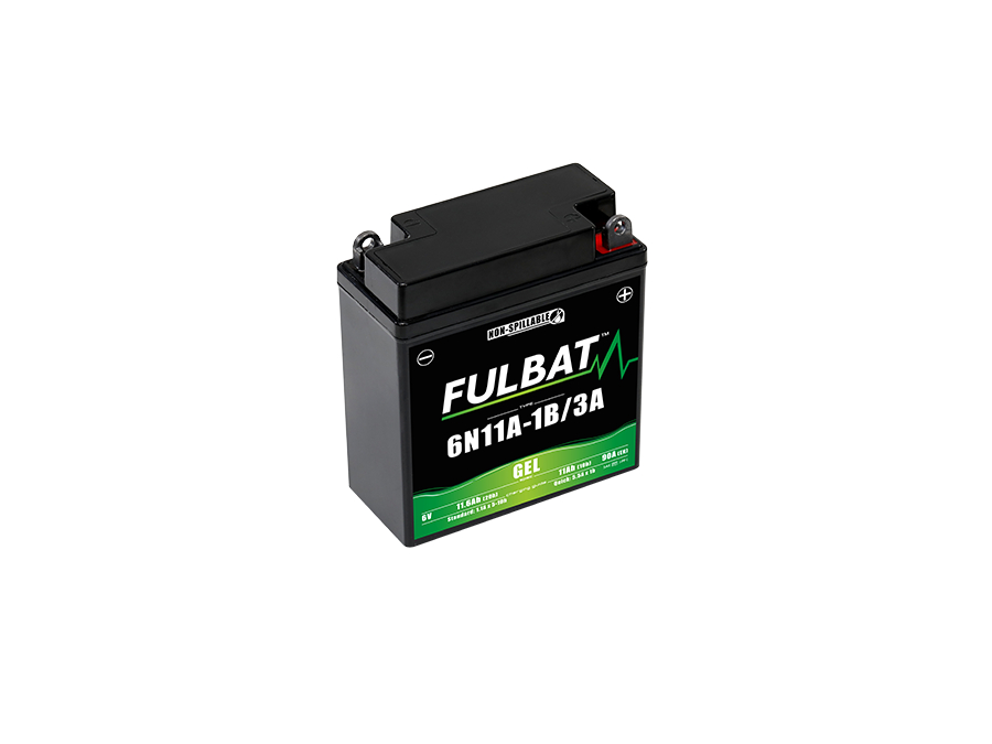 Batterie 6N11A-1B / 3A FULBAT 6V11AH classic à gel sans entretien