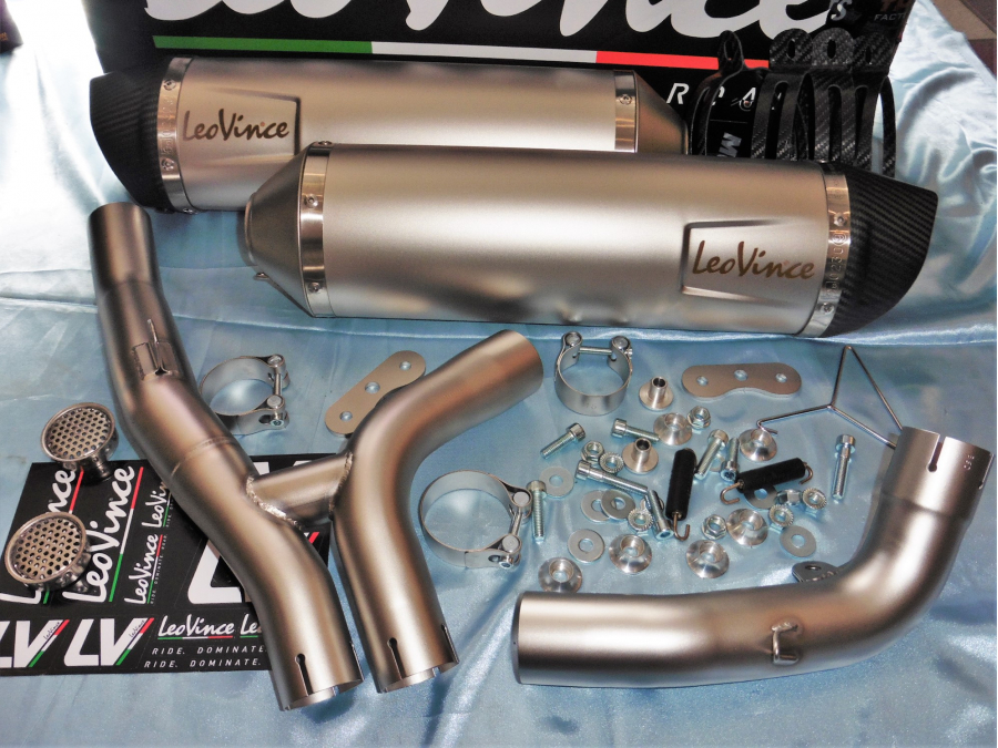  Leo Vince LV One EVO Slip-On Exhaust (Stainless Steel)  Compatible with 15-16 KTM 1290SAD : Automotive