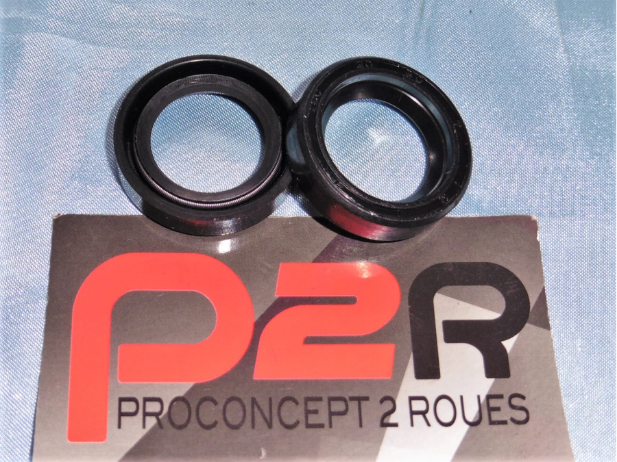 Paire de joints spi P2R pour embiellage de scooter 50cc PEUGEOT LUDIX, JET FORCE, SPEEDFIGHT 3 ...