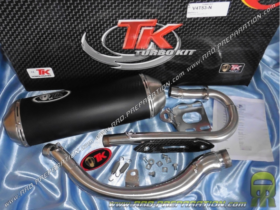 Pot d' échappement TURBOKIT TK OFF ROAD pour DERBI DRD et MULHACEN 125cc 4T Pot d' échappement TURBOKIT TK OFF ROAD pour DERBI DRD et MULHACEN 125cc 4T