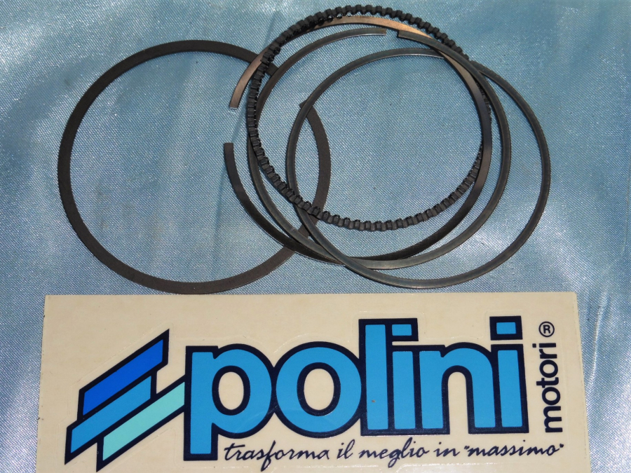 Segments POLINI pour kit 175cc POLINI Ø61mm aluminium sur scooter 150cc HONDA SH, KEEWAY OUTLOOK, BENELLI CAFFENERO ...