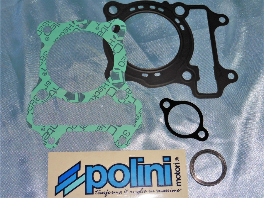 Pack joint POLINI Ø61mm pour kit 175cc POLINI Ø61mm aluminium sur scooter 150cc HONDA SH, KEEWAY OUTLOOK, BENELLI CAFFENERO ...