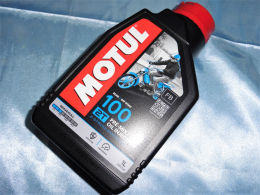 Huile moteur MOTUL 100 2T Minérale 1L ou 4L aux choix