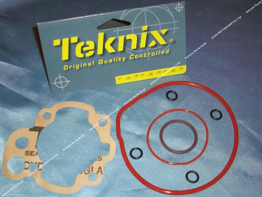 Pack joint TEKNIX haut moteur origine et kit 50cc aluminium sur minarelli am6 euro 1