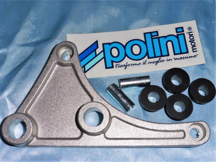 Patte de fixation pour pot d'échappement POLINI For race 4 sur scooter PIAGGIO / GILERA, DERBI ...