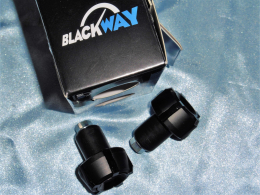 Embouts de guidon BLACKWAY HARLEM Ø17mm noir