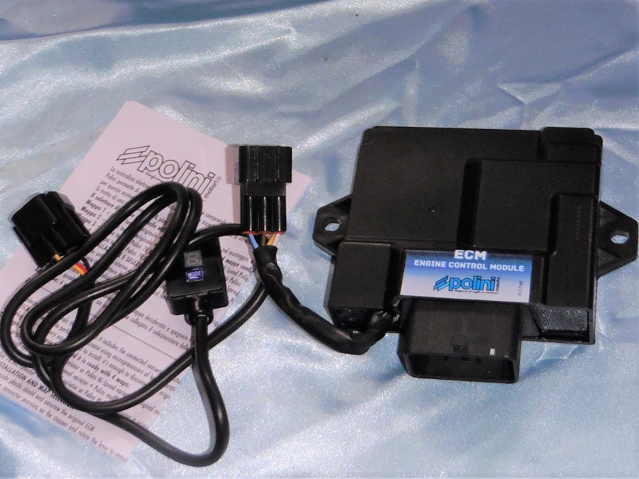 Boîtier de reprogrammation moteur POLINI ECM pour PIAGGIO VESPA ,LIBERTY et ZIP 50 4T EURO 5 à partir de 2021