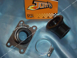 Pipe d’admission TUN’R orientable pour carburateur de 19 a 30mm (fixation Ø23 à 35mm) sur mécaboite moteur minarelli am6