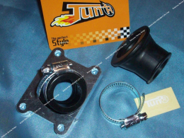 Adjustable TUN 'R intake pipe for carburettor from 19 to 30mm (fixation Ø23 to 35mm) on mécaboite engine DERBI euro 1/2/3