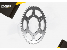 Couronne en acier FRANCE EQUIPEMENT pour moto TRIUMPH BONNEVILLE 1200cc
