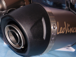 Photo du dessin technique du silencieux d'échappement LEOVINCE LV ONE pour KTM DUKE 125 et 200cc de 2012 à 2019