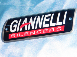 Plaque / badge GIANNELLI de rechange pour silencieux d'échappement GIANNELLI