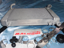 Kit radiateur de refroidissement compétition MALOSSI 2 30 X 20cm moto, proto, scooter, mob, mécaboite...