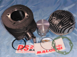 Kit haut moteur 177cc Ø63mm avec culasse MALOSSI fonte scooter VESPA PX, TS 125 / 150cc 2 temps