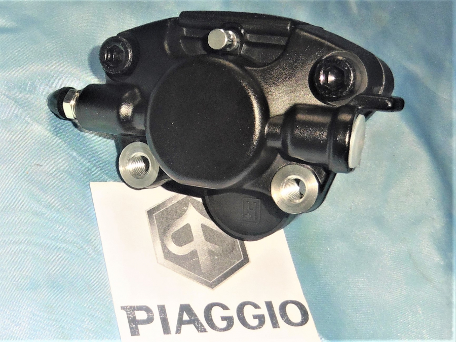 Étrier de frein avant PIAGGIO noir pour scooter 50, 125cc PIAGGIO VESPA LX, VESPA S, GILERA DNA ...