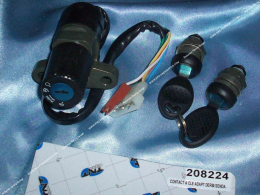 Contactor / cerradura de maletero y sillín con 2 llaves TNT Original para mécaboite DERBI SENDA antes de 2003