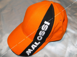 Gorra MALOSSI GRIFFE pit line naranja y negro