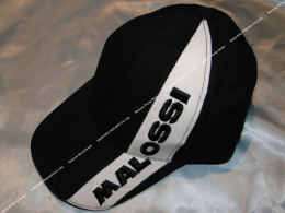 Casquette MALOSSI GRIFFE pit line noir et blache