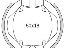 Machoire de frein av/ar Ø80x18mm DOPPLER pour cyclomoteur PEUGEOT 103 SP, 51 V , 41