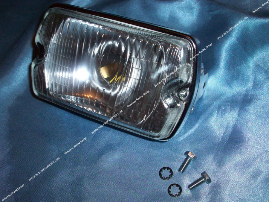 Front headlight (light) rectangle for moped, mob, 103, 51, fox…