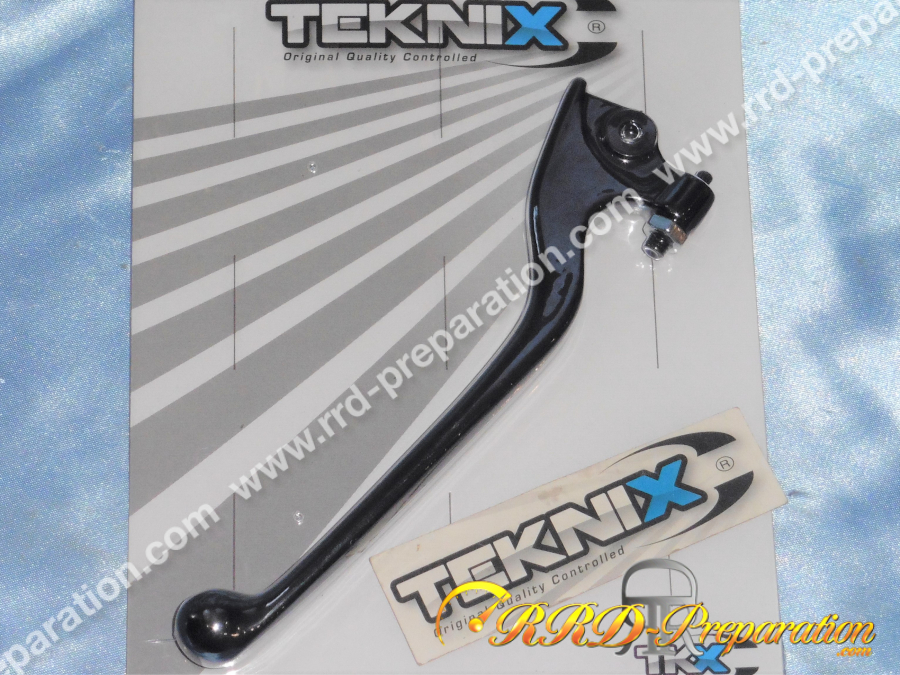 Levier de frein avant TEKNIX noir pour mécaboite 50cc MBK X-LIMIT, YAMAHA DT SM