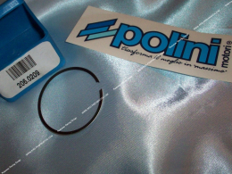 Segment POLINI hard chrome domed Ø47,6mm X 0,8mm for kit POLINI EVOLUTION 3 on horizontal minarelli, PIAGGIO ...