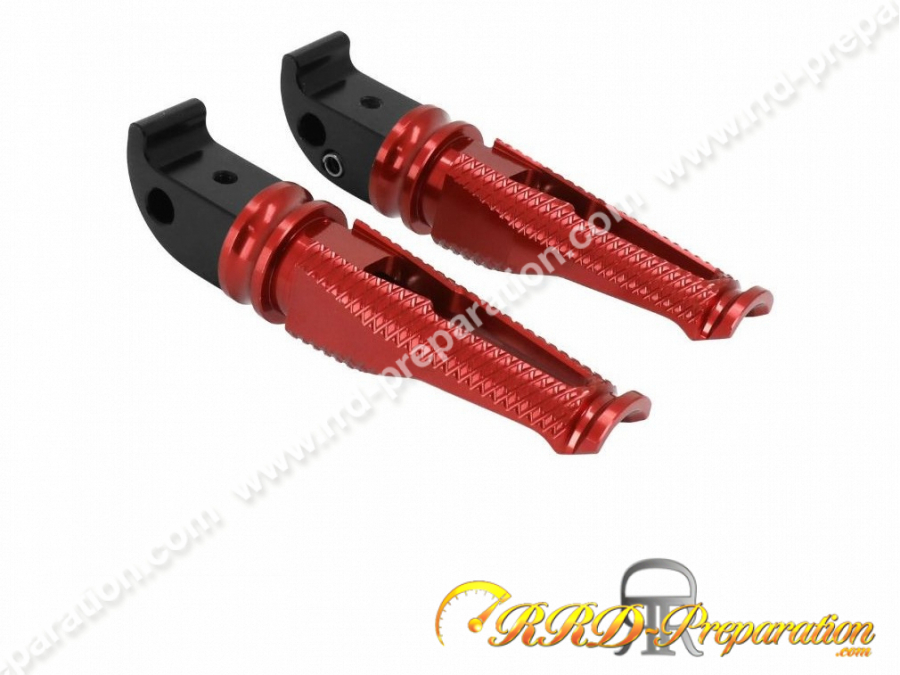 Estriberas, estriberas traseras antideslizantes AVOC NEGRAS o ROJAS para  moto 700 YAMAHA MT-07