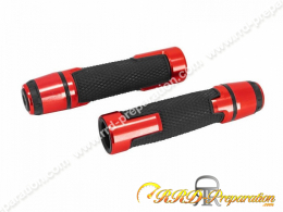 Revêtement de poignée antidérapant AVOC avec embouts de guidon anodisé noir, rouge ou bleu pour moto YAMAHA 700 MT-07