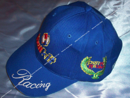 Cap ITALKIT Racing blue color