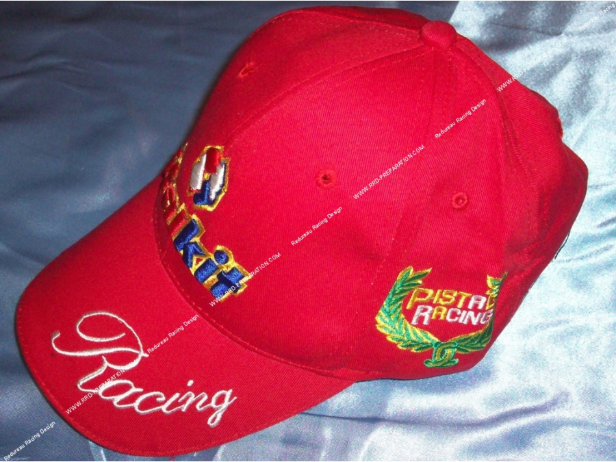 Casquette ITALKIT Racing couleur rouge