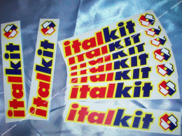 ITALKIT sticker 14 X 2.8cm on transparent background