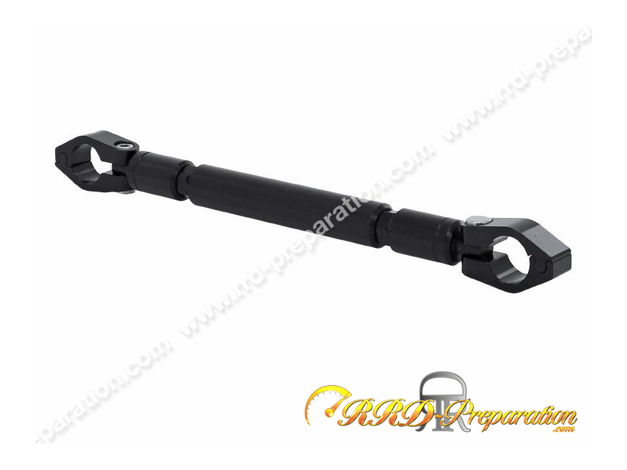 Barre de renfort réglable AVOC noir 224 à 280mm pour guidon de moto Ø22mm