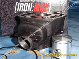 Kit haut moteur fonte MVT IRON MAX Ø40 avec culasse rouge pour mécaboite 50 MINARELLI AM6