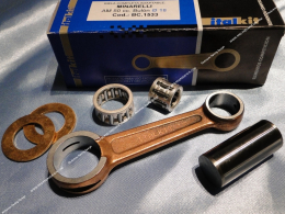 ITALKIT reinforced crankshaft connecting rod original size am6 (Length 85mm, crankpin Ø18mm, axis 12mm) for mécaboite minare eng