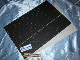 Set of 2 BLACKBIRD RACING self-adhesive boards in drilled carbon style (46X32cm)