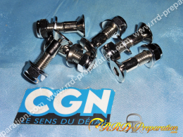 RIVET/CLIPS/AGRAFE DE CARROSSERIE/CARENAGE PLASTIQUE NOIR DIAM 8 mm (VENDU  PAR 10) -SELECTION P2R- - P2R