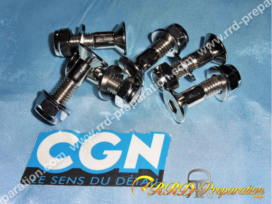 Kit de 6 vis de fixation CGN pour fixation de couronne, disque de frein... 8x125-30mm