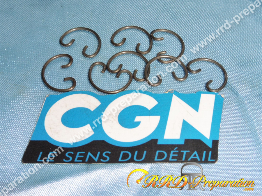 Clips, joncs d'axe de piston CGN en Ø d' axe 12mm type crabe d.1mm