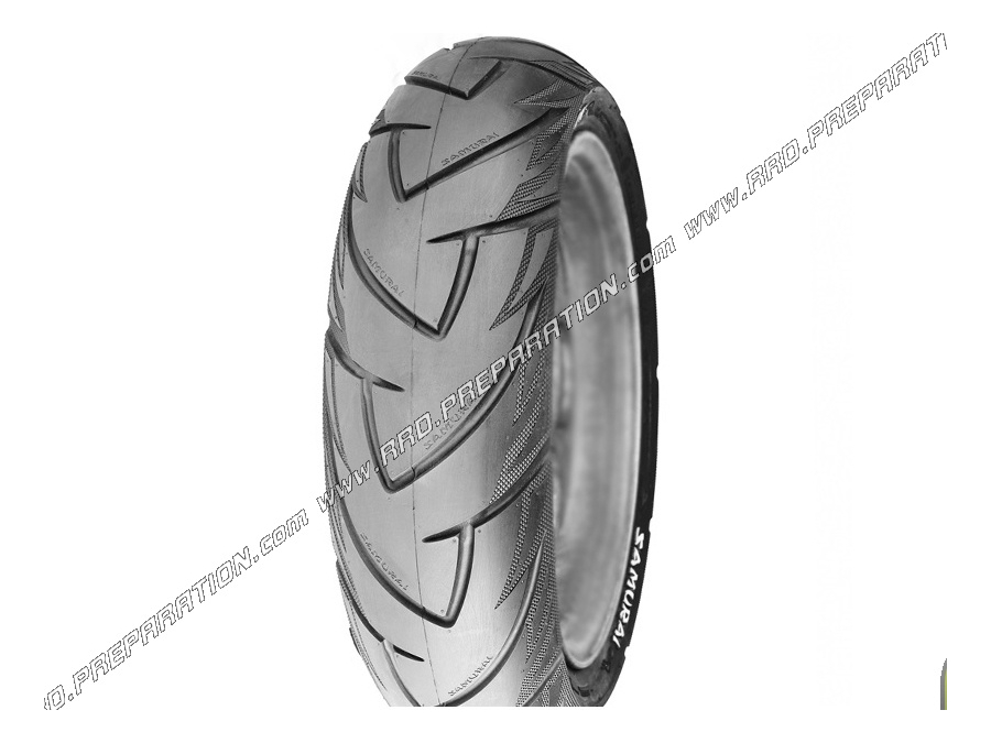 DELI TIRE 120/70 x 14" SB128 TL 55S SAMURAI tire for mécaboite, motorcycle ...