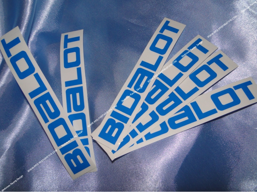 Sticker BIDALOT BLUE 14.5cm on transparent background