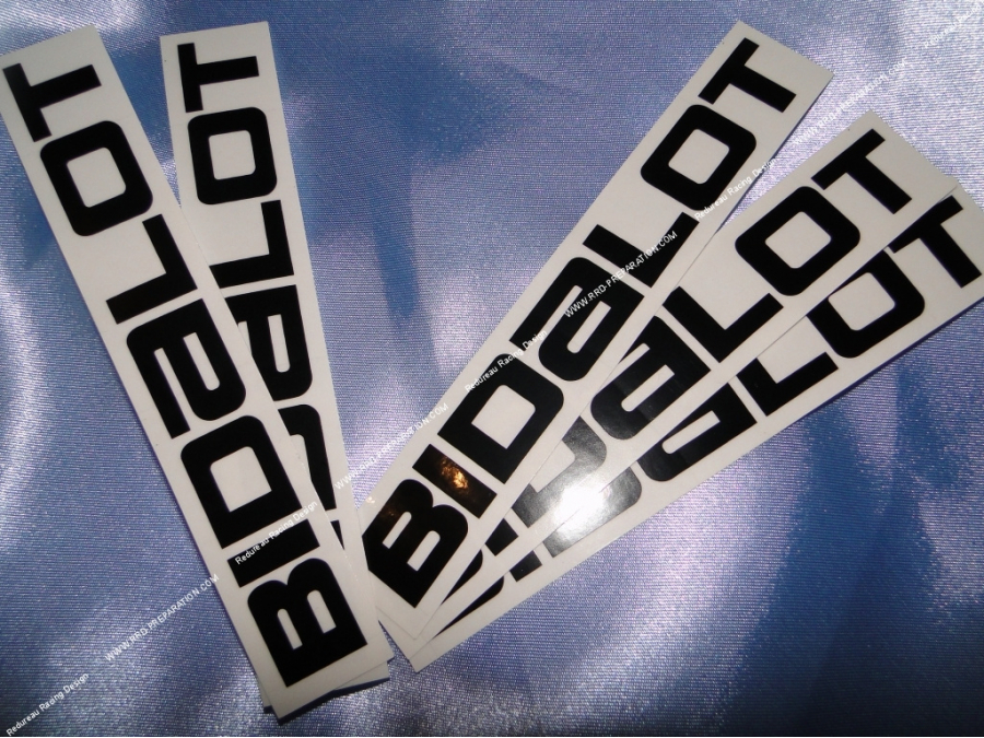 Sticker BIDALOT BLACK 14.5cm on transparent background