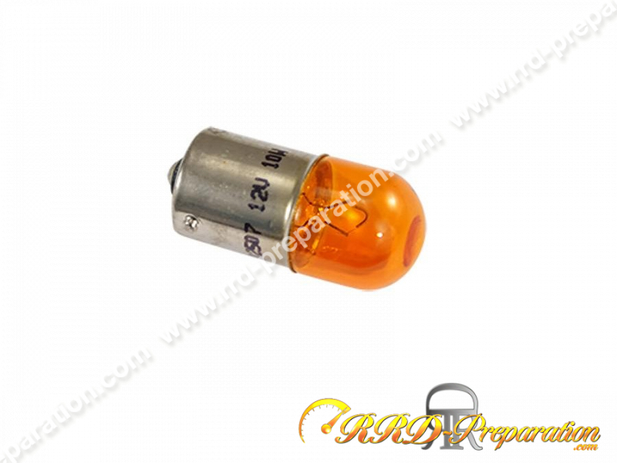 Ampoules veilleuses à LED BAU9S / 12V 10W décalée - Orange