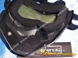 Casque, masque JET TRENDY 19 T-101 DARK KNIGHT NOIR MAT