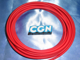 Câble haute tension (liaison de l'anti-parasite a la bobine haute tension) CGN by PAVESE (30cm) Ø 5 ou 7mm au choix