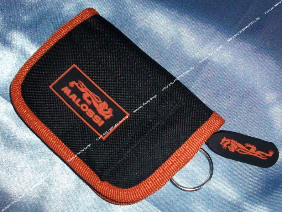 Black / orange MALOSSI GRIFFE purse