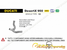 Raccord non catalysé ARROW pour DUCATI DESERT X 950 à partir de 2022