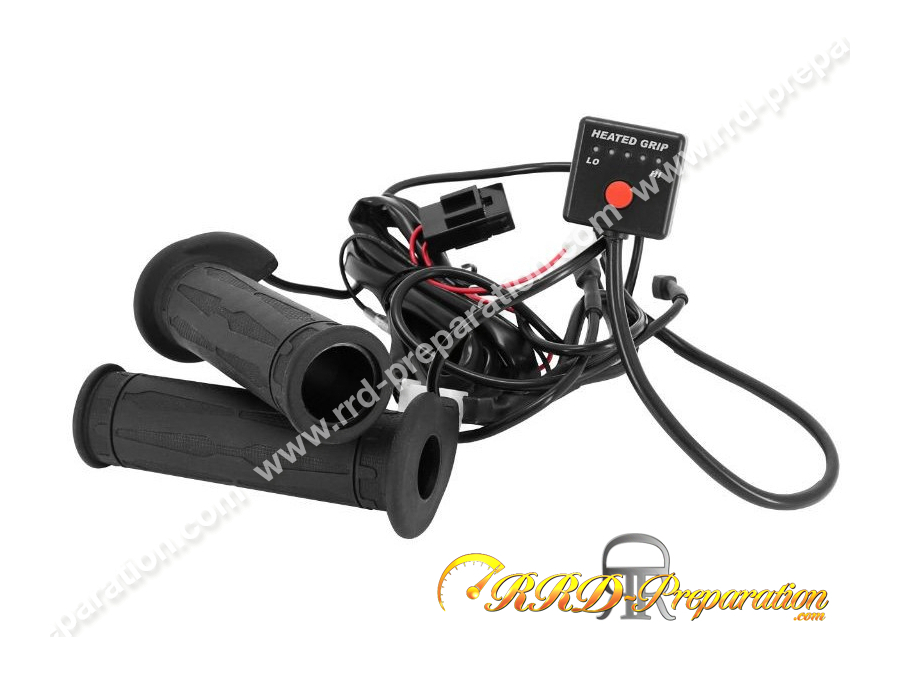 Kit de puños calefactables KOSO con interruptor externo para moto,  scooter