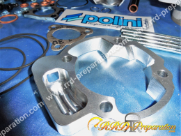 Kit 100cc POLINI BIG EVOLUTION aluminium Ø52mm spécial course 44mm bielle 95mm et axe de 14mm pour minarelli am6