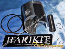 Piston Ø54mm bi-segment BARIKIT pour moteur 125 ROTAX 122, aprilia RS, AF1, EUROPA, PEGASO, et autres 2 temps