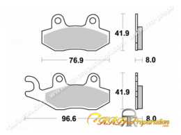 Plaquettes de frein AP RACING avant / arrière pour motos, scooter ...